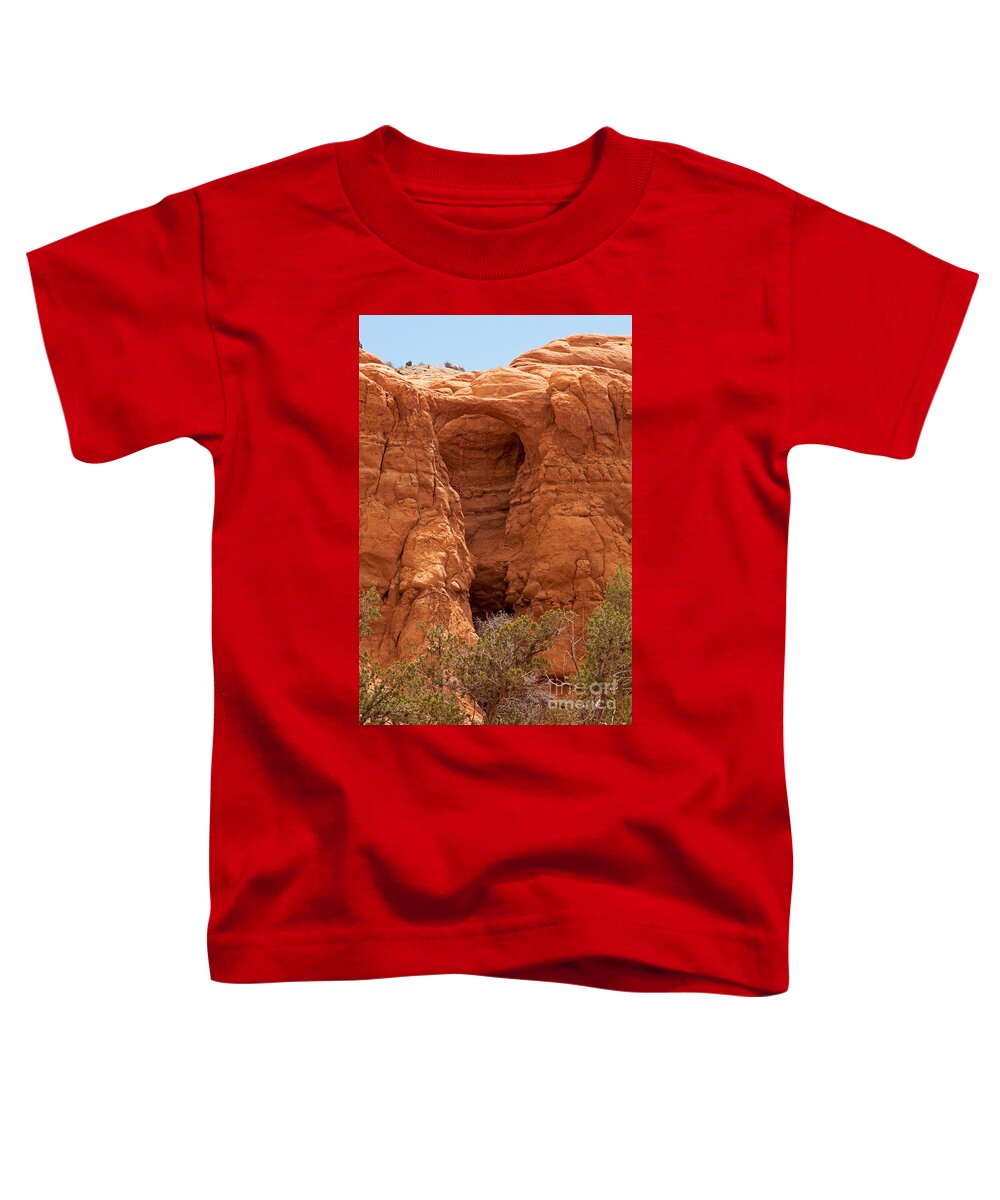Cannonville Toddler T-Shirt featuring the photograph Shakespeare Arch by Fred Stearns