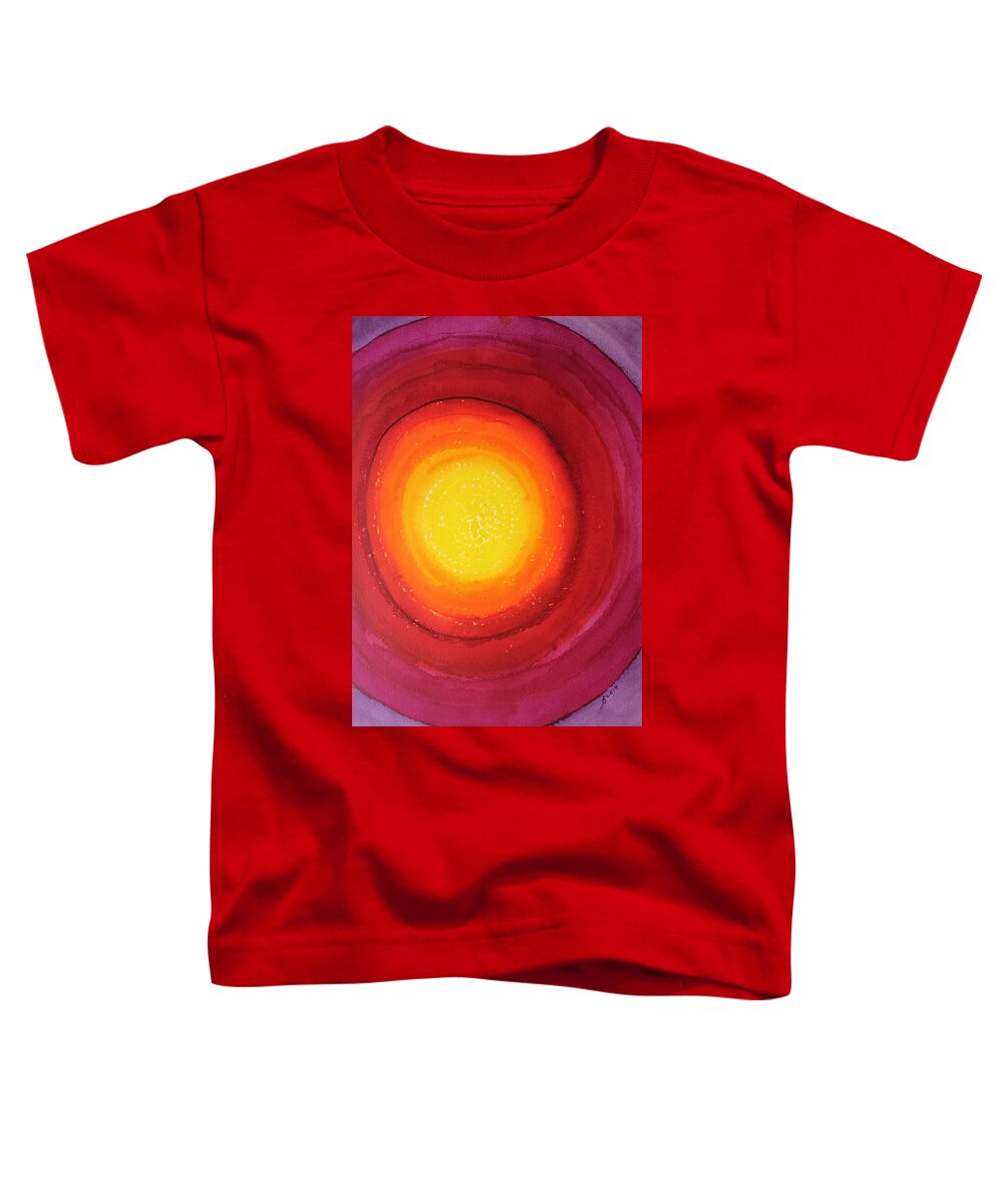 Strange Attractor Toddler T-Shirt featuring the painting Strange Attractor original painting SOLD by Sol Luckman