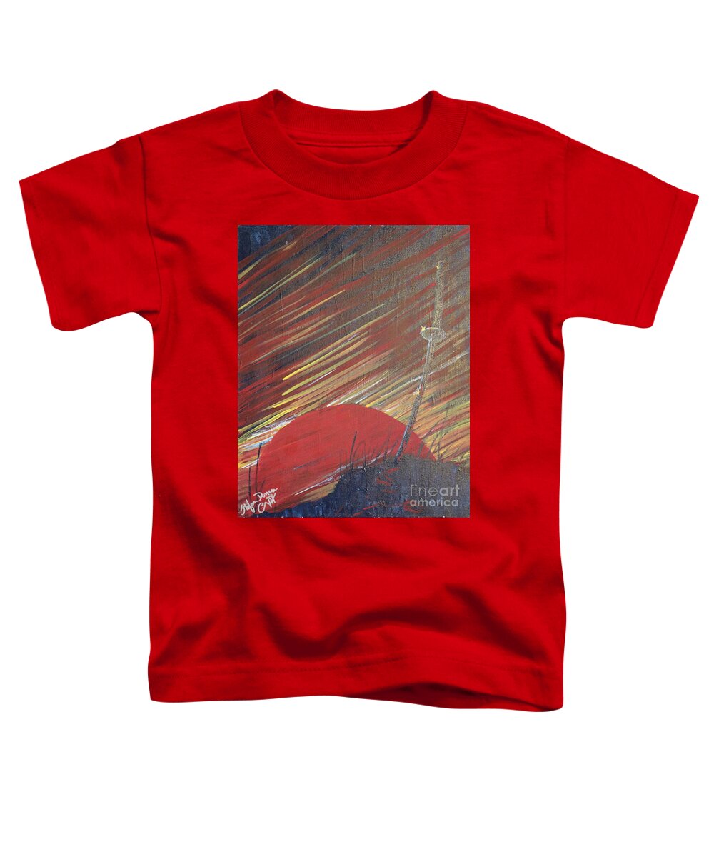 Impressionism Toddler T-Shirt featuring the painting The Samurai's Last Stand by Stefan Duncan