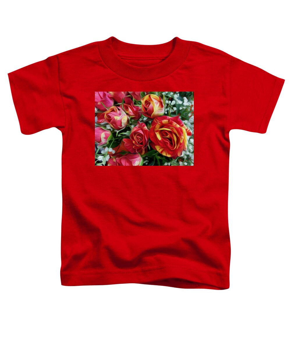 Greeting Cards Toddler T-Shirt featuring the digital art Valentine's Day Surprise by Vincent Franco