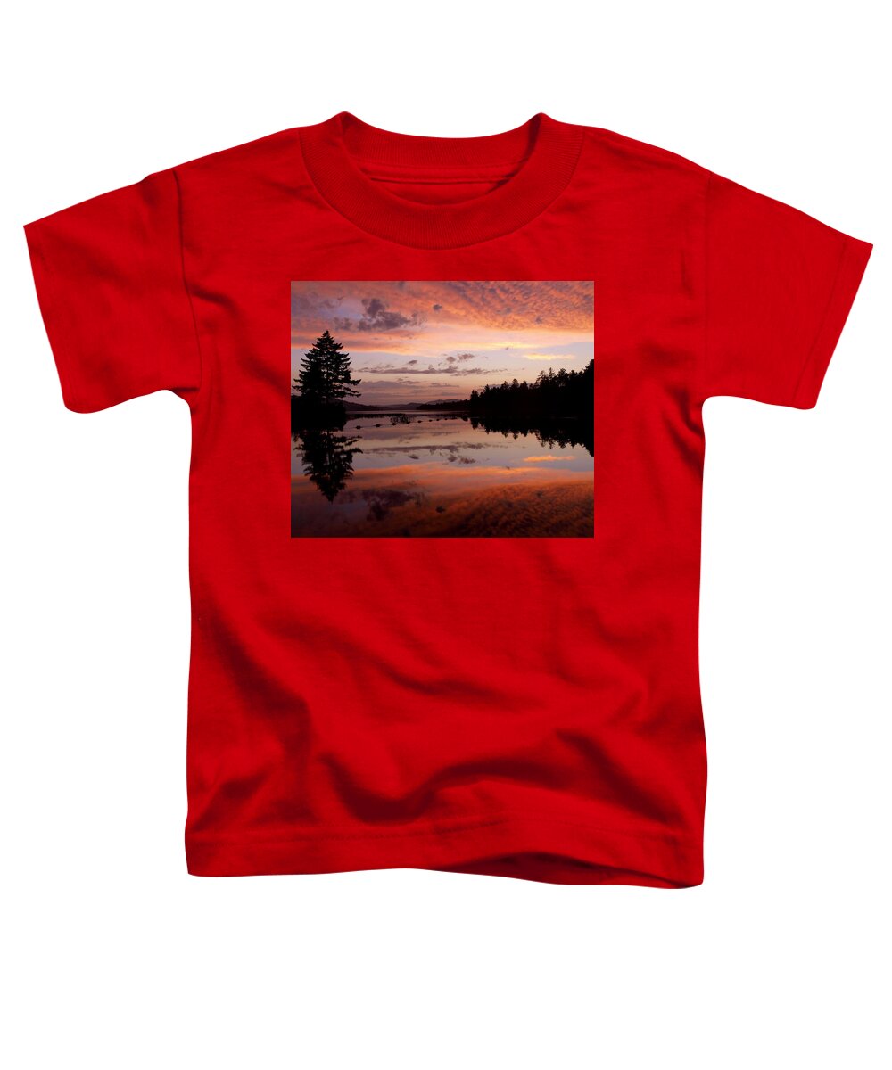 Adirondack Toddler T-Shirt featuring the photograph Adirondack Reflections 2 by Joshua House
