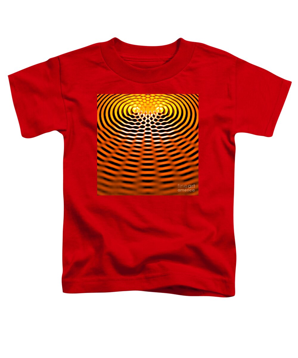 Amplitude Toddler T-Shirt featuring the digital art Waves Superpositioning 4 by Russell Kightley