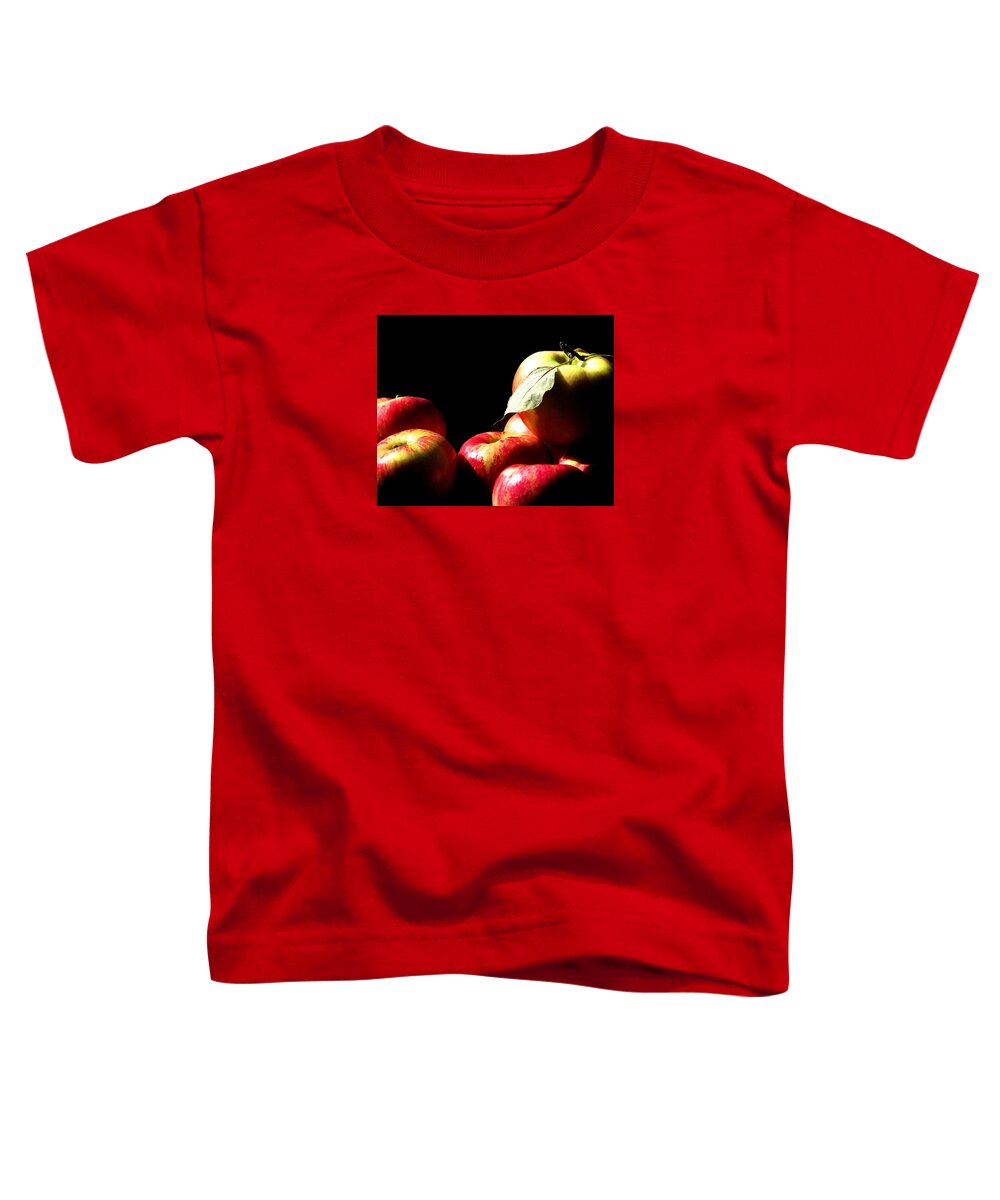 Apples Toddler T-Shirt featuring the photograph Apple Season by Angela Davies