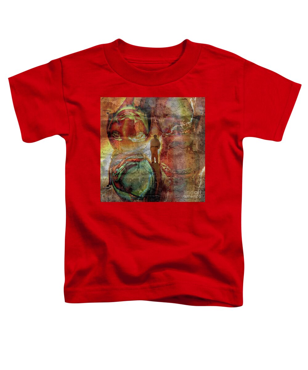 Photography Toddler T-Shirt featuring the photograph Standing on the Brink by Kathie Chicoine
