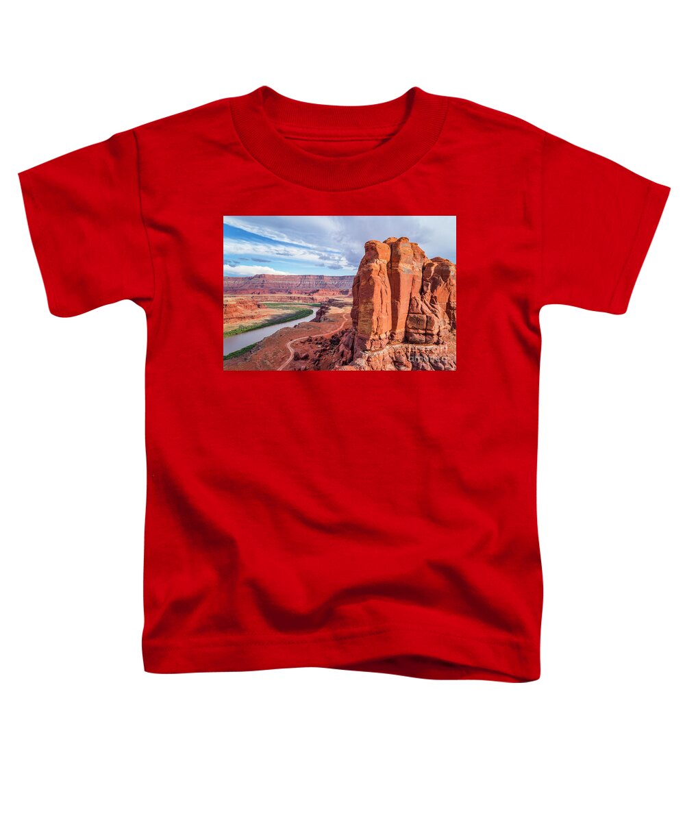 4wd Toddler T-Shirt featuring the photograph Colorado River and Chicken Corner Trail #2 by Marek Uliasz