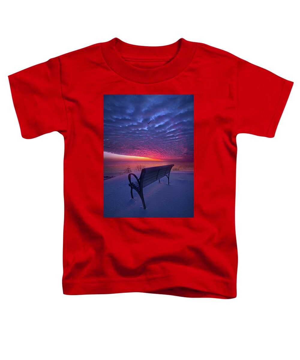 Travel Toddler T-Shirt featuring the photograph Creation Itself will be Set Free #1 by Phil Koch