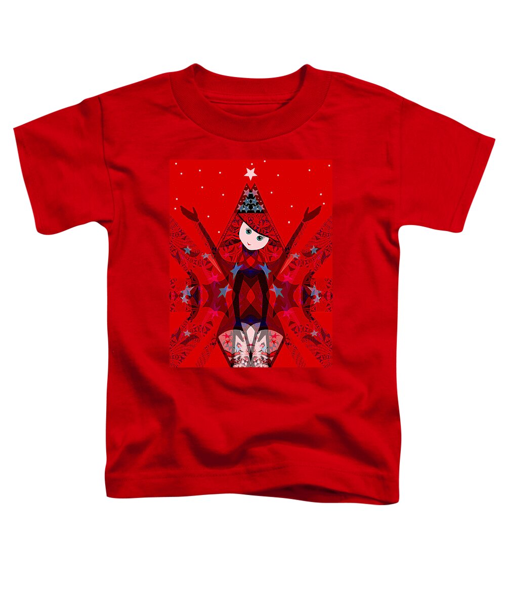 1429 Rag Doll 2018 Toddler T-Shirt featuring the digital art 1429 Rag Doll 2018 by Irmgard Schoendorf Welch