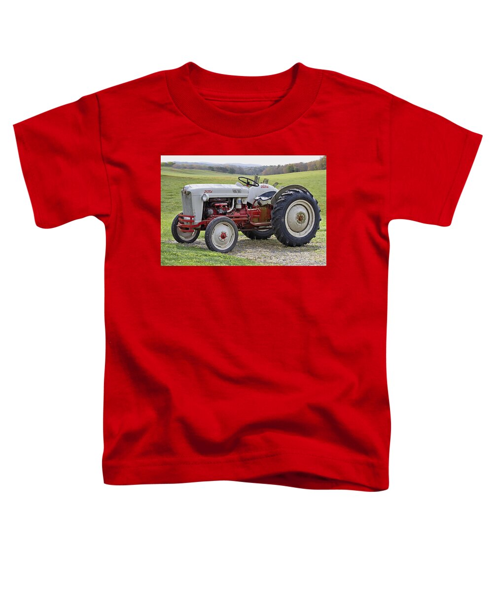 1953 Toddler T-Shirt featuring the photograph 1953 Ford Golden Jubilee NAA by Debra and Dave Vanderlaan