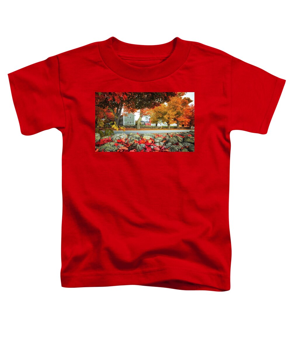 New Hampshire Toddler T-Shirt featuring the photograph Shaker Village #3 by Robert Clifford