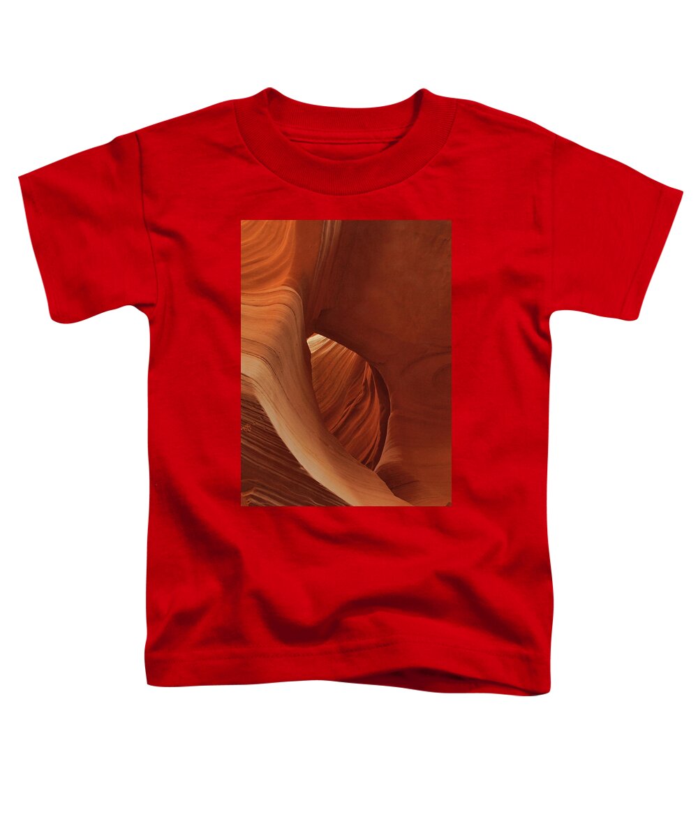 Antelope Canyon Toddler T-Shirt featuring the photograph A Natural Abstract by Theo O'Connor