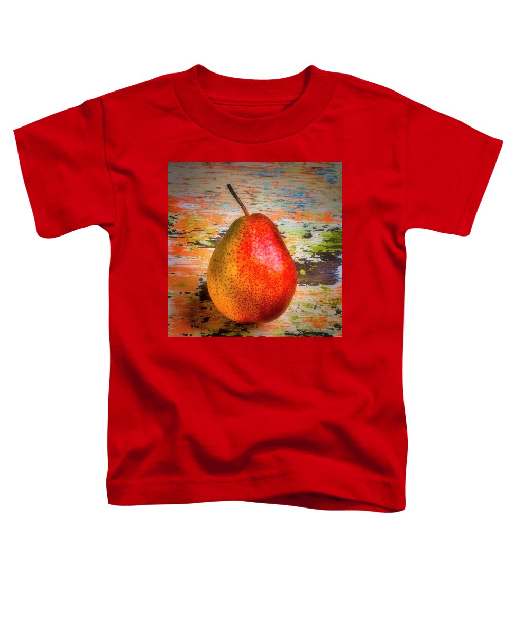 Pear Toddler T-Shirt featuring the photograph Autumn Pear by Garry Gay