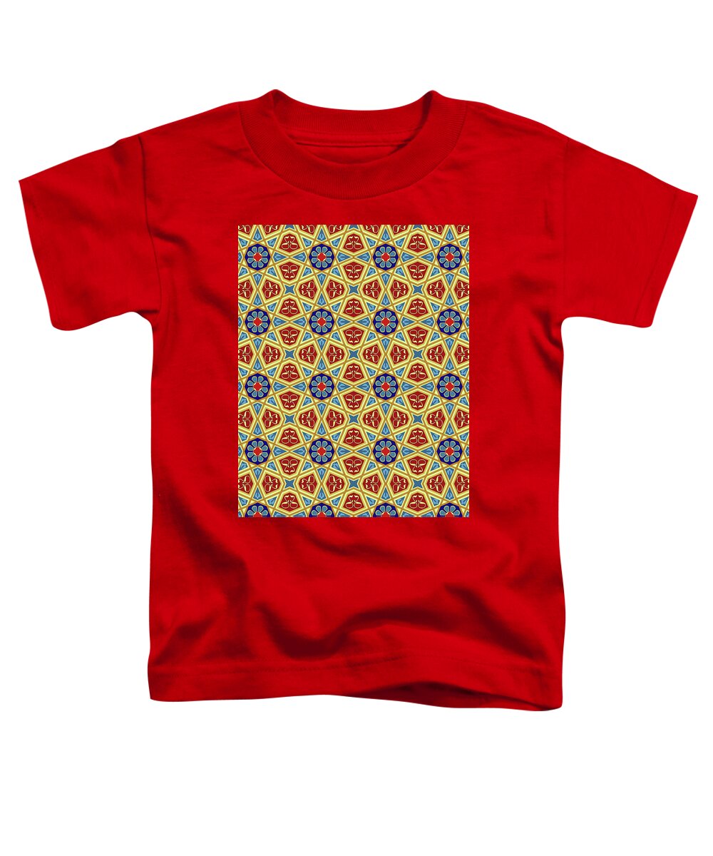 Islamic Design Toddler T-Shirt featuring the photograph Blue Roses by Munir Alawi