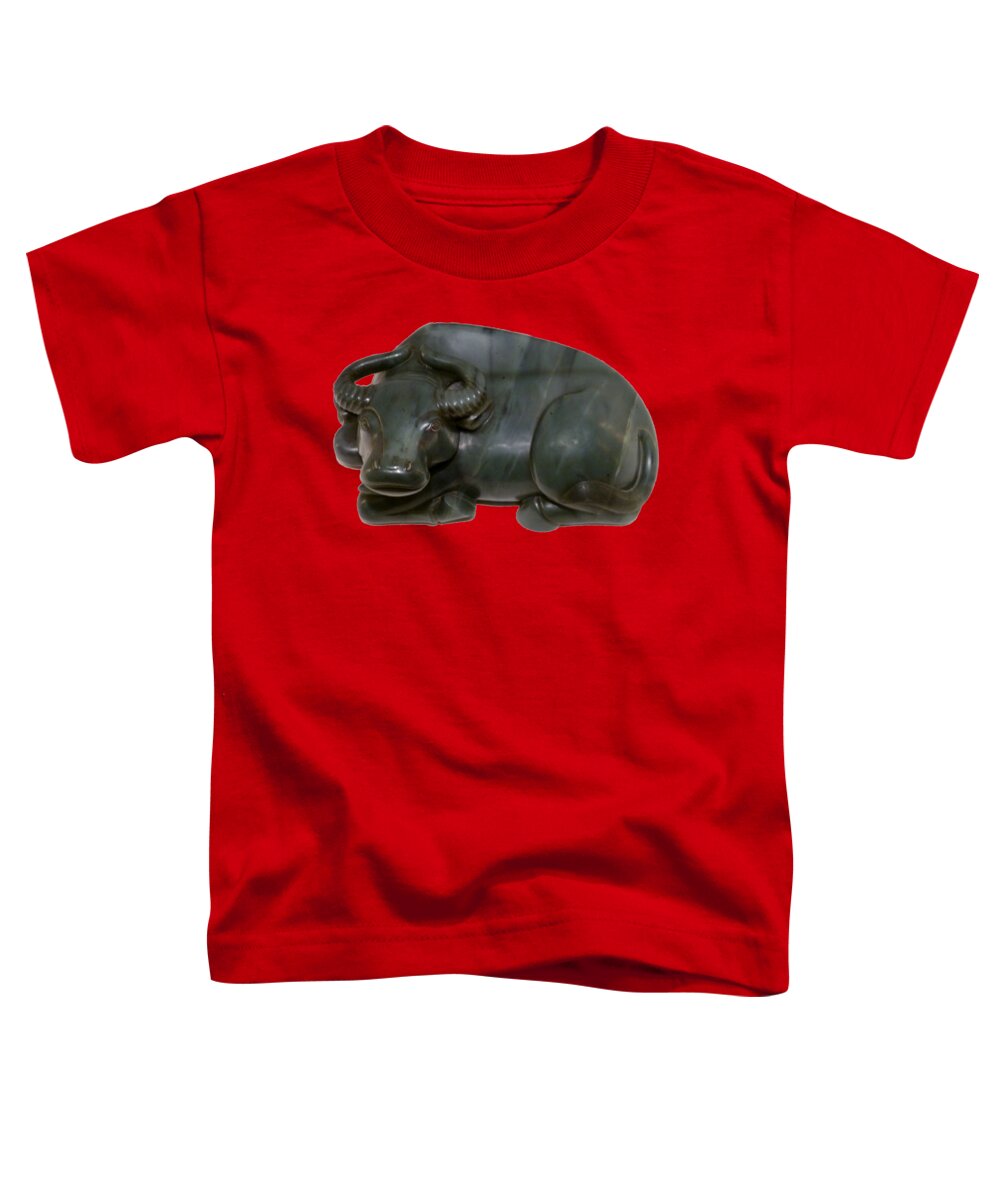 Bull Toddler T-Shirt featuring the photograph Bull figure by Francesca Mackenney