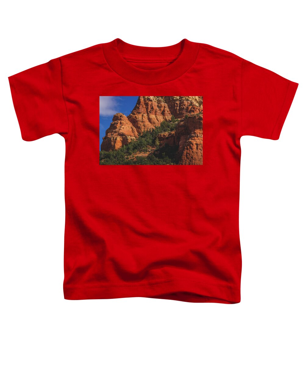 Arizona Toddler T-Shirt featuring the photograph Capitol Butte Details by Andy Konieczny