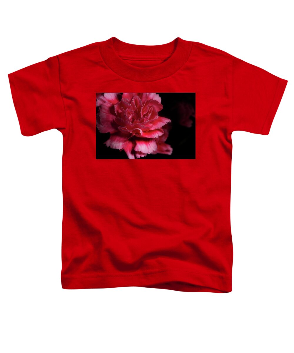 Carnation Toddler T-Shirt featuring the photograph Carnation Series 5 by Mike Eingle