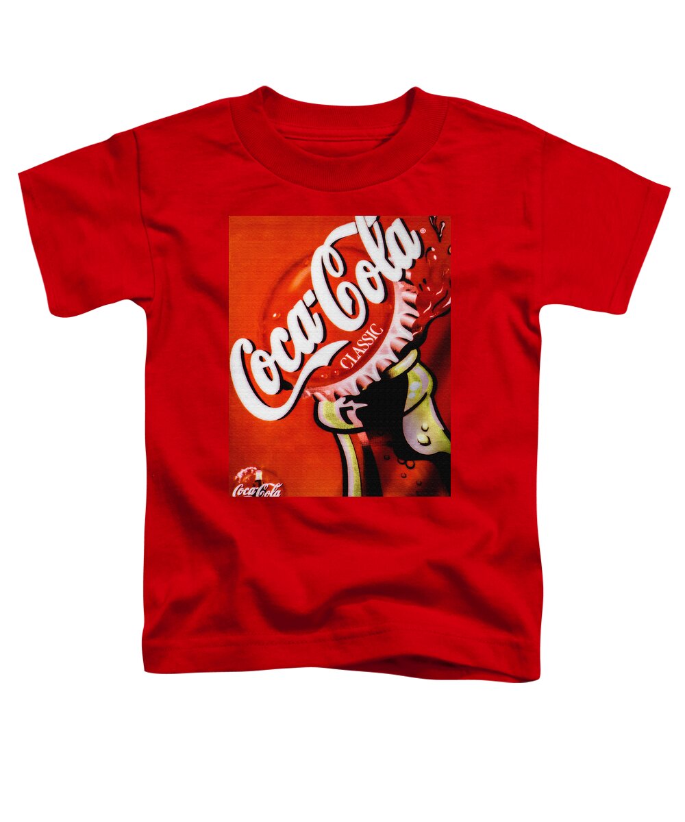 Coke Toddler T-Shirt featuring the photograph Coca Cola Classic by Bob Orsillo