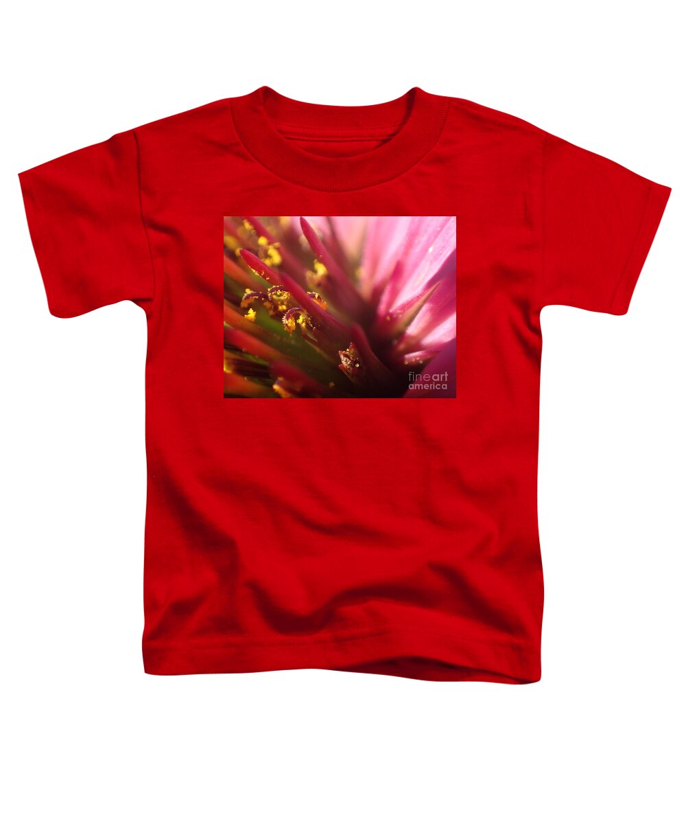 Flower Toddler T-Shirt featuring the photograph Curly Contrast by Christina Verdgeline