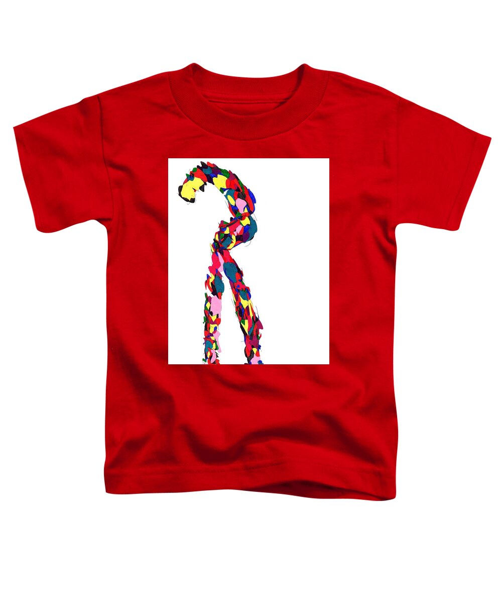Multicultural Nfprsa Product Review Reviews Marco Social Media Technology Websites \\\\in-d�lj\\\\ Darrell Black Definism Artwork Toddler T-Shirt featuring the drawing Definism Stretch by Darrell Black