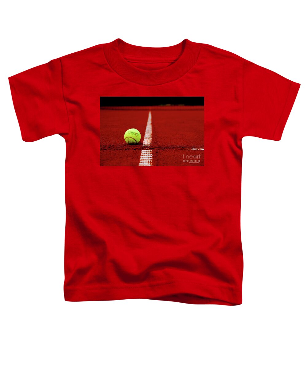 Tennis Toddler T-Shirt featuring the photograph Down And Out by Hannes Cmarits