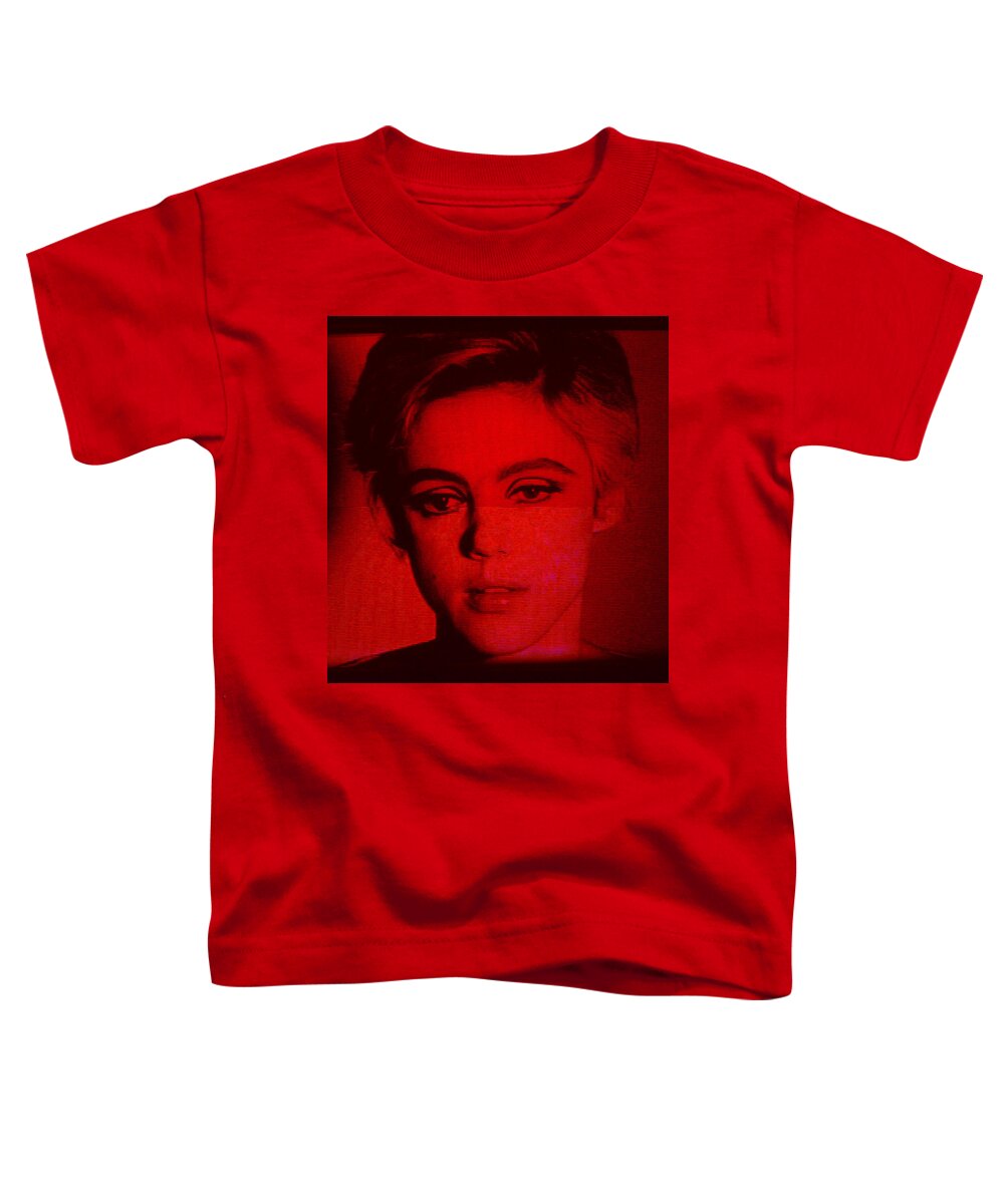  Toddler T-Shirt featuring the painting Edie 7 by Steve Fields