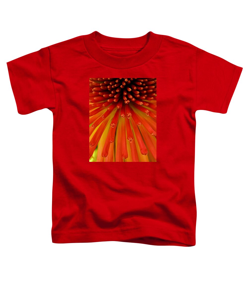 Abstract Toddler T-Shirt featuring the photograph Flower Bite by Michael Ramsey