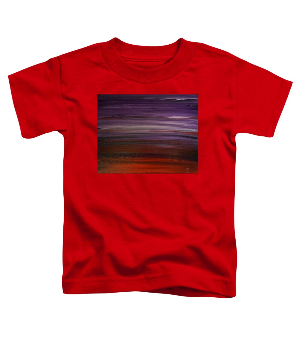 Galactic Views Toddler T-Shirt featuring the painting Galactic Views   81 by Cheryl Nancy Ann Gordon