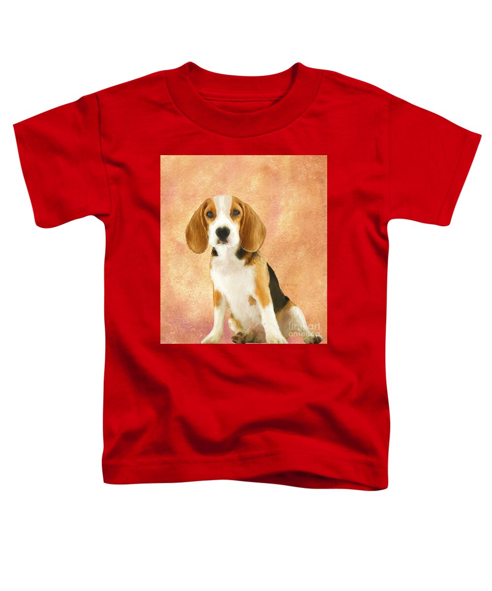 Gizmo Toddler T-Shirt featuring the painting Gizmo by Jim Hatch