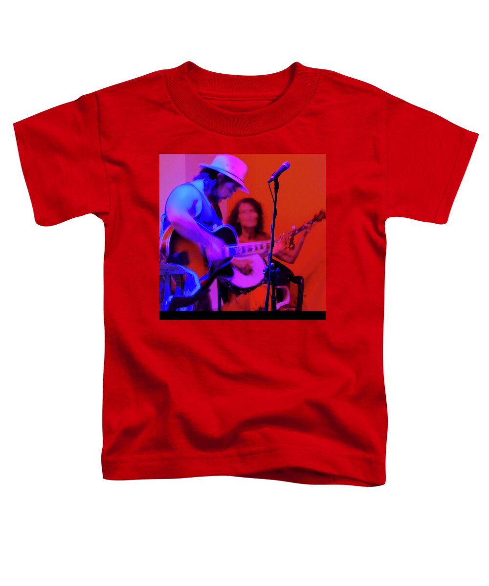  Toddler T-Shirt featuring the photograph Guitar and Banjo by Rosanne Licciardi
