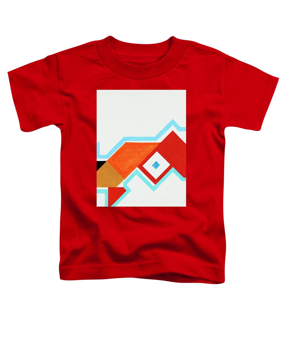 Abstract Toddler T-Shirt featuring the painting Halleluja - Part IX by Willy Wiedmann