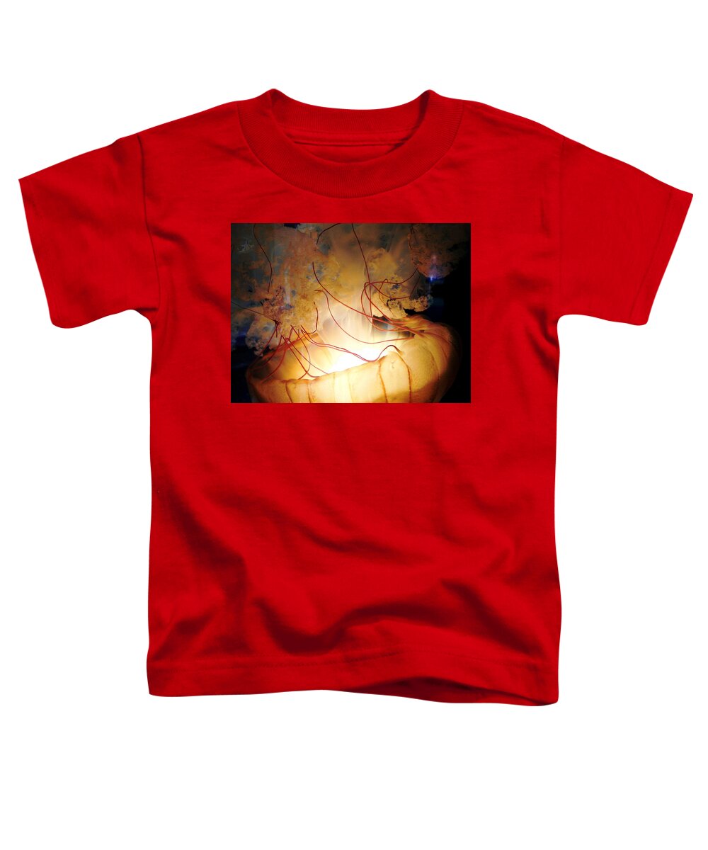 Jellyfish Toddler T-Shirt featuring the photograph Jellyfish by Christopher Brown