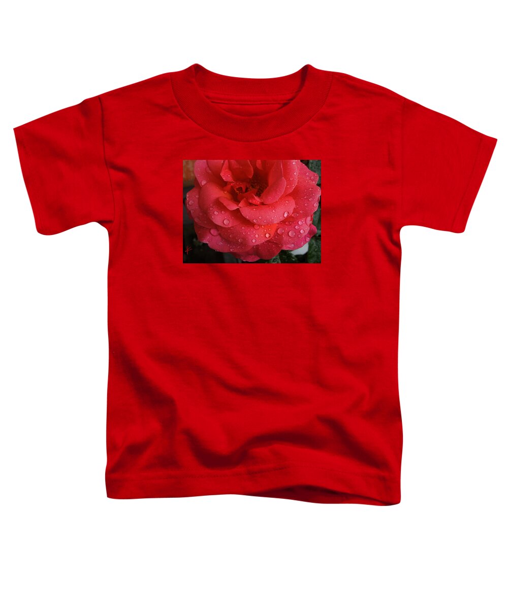Colette Toddler T-Shirt featuring the photograph June Rose by Colette V Hera Guggenheim