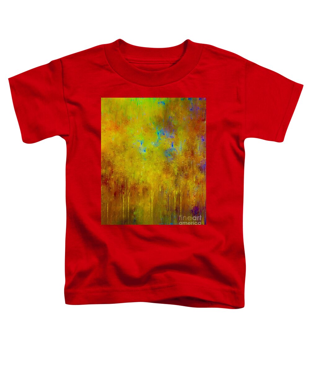 Abstract Painting Toddler T-Shirt featuring the painting Jungle Jive by Catalina Walker