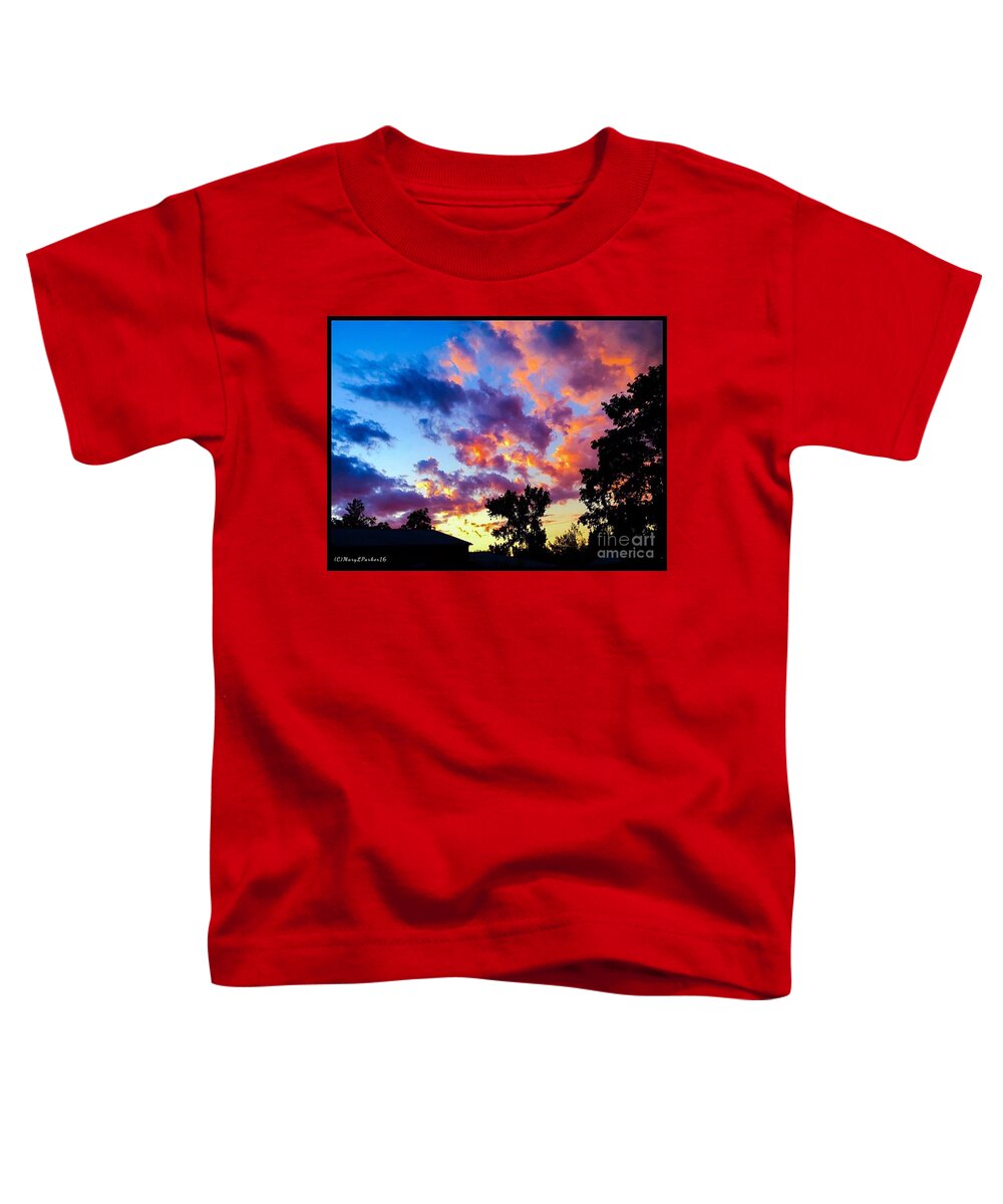 Photography Toddler T-Shirt featuring the photograph Looking At The Sunset by MaryLee Parker