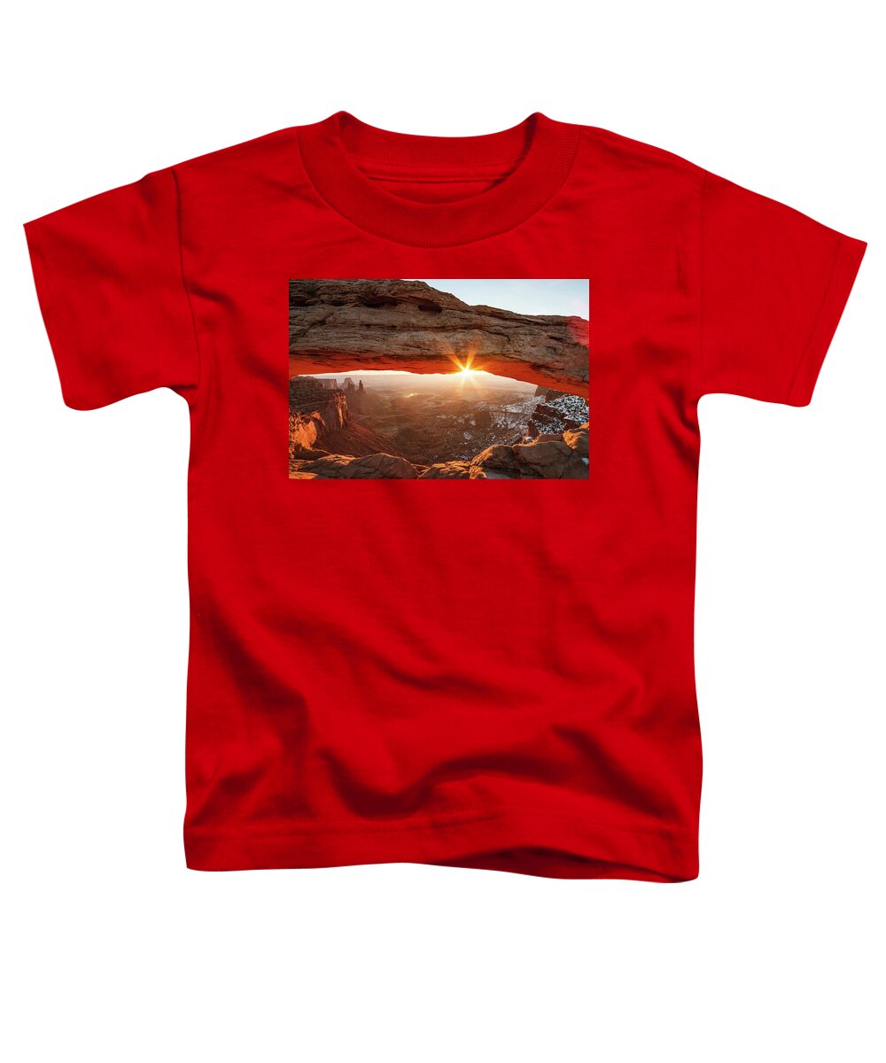 Mesa Arch Toddler T-Shirt featuring the photograph Mesa Arch by Wesley Aston