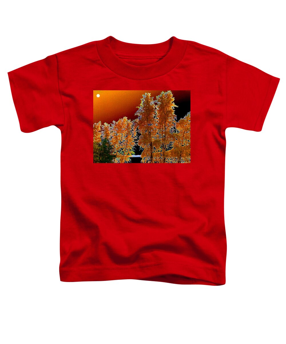 Moonglow Brilliance Toddler T-Shirt featuring the digital art Moonglow Brilliance by Will Borden
