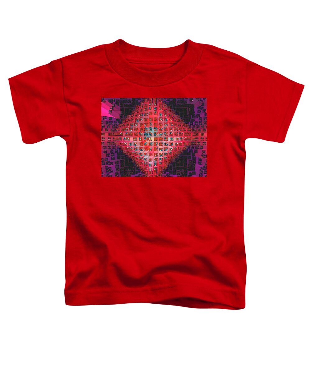 Spatial Toddler T-Shirt featuring the digital art Nemesis 8 by Lynda Lehmann