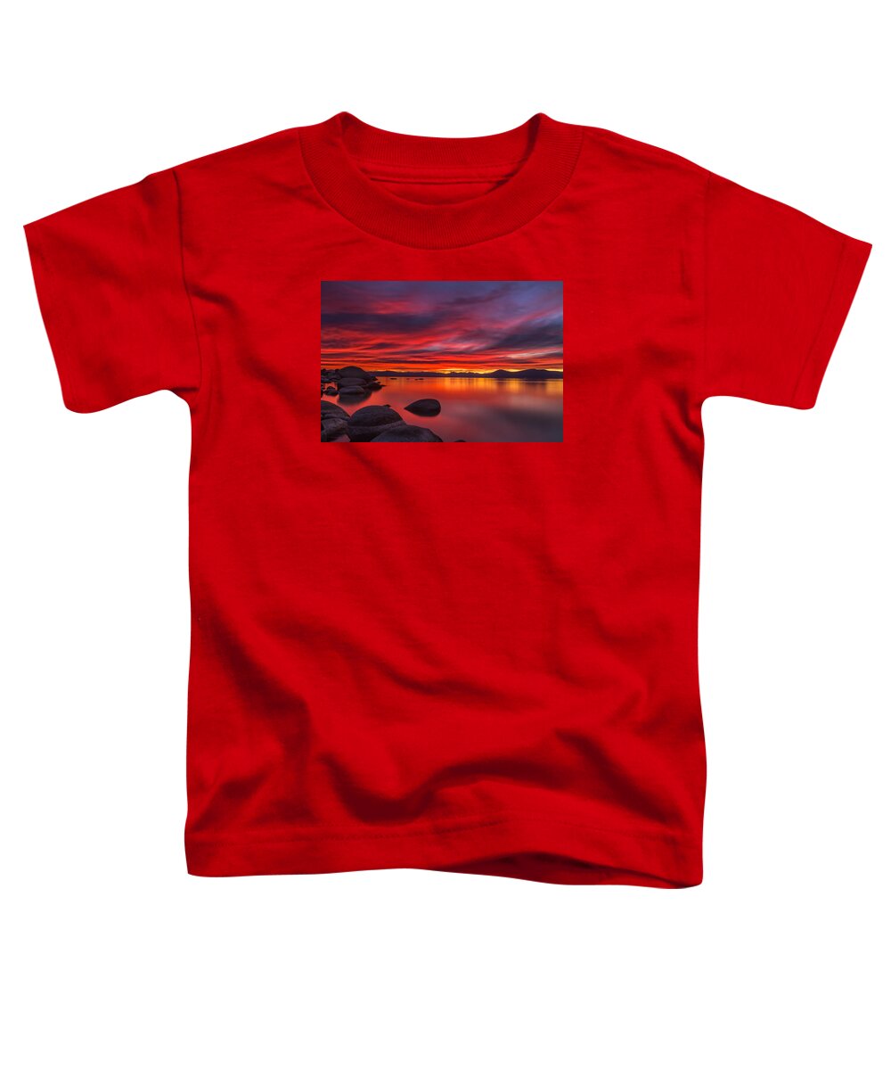 Landscape Toddler T-Shirt featuring the photograph Nightfall by Marc Crumpler