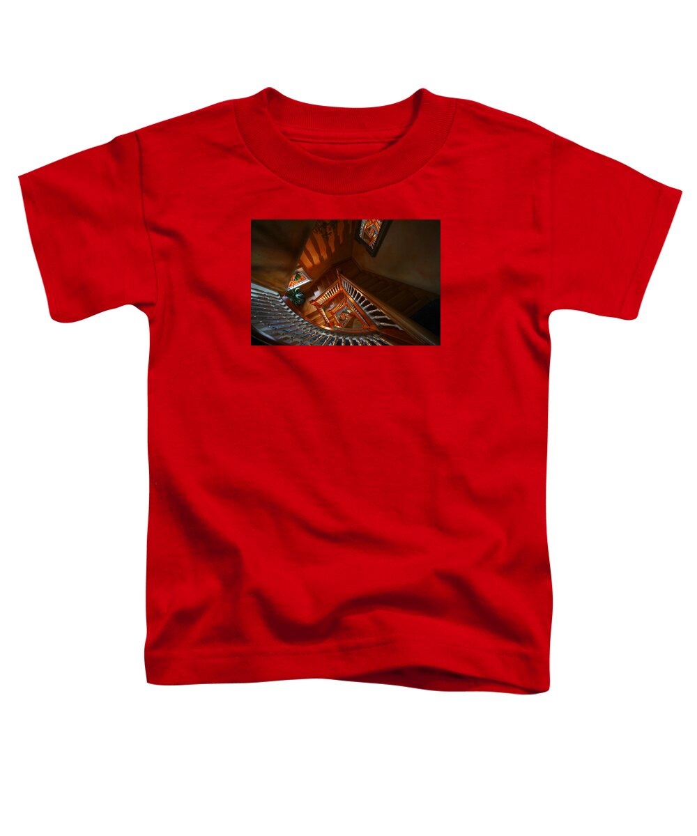 Stairs Toddler T-Shirt featuring the photograph No Way out by Robert Och