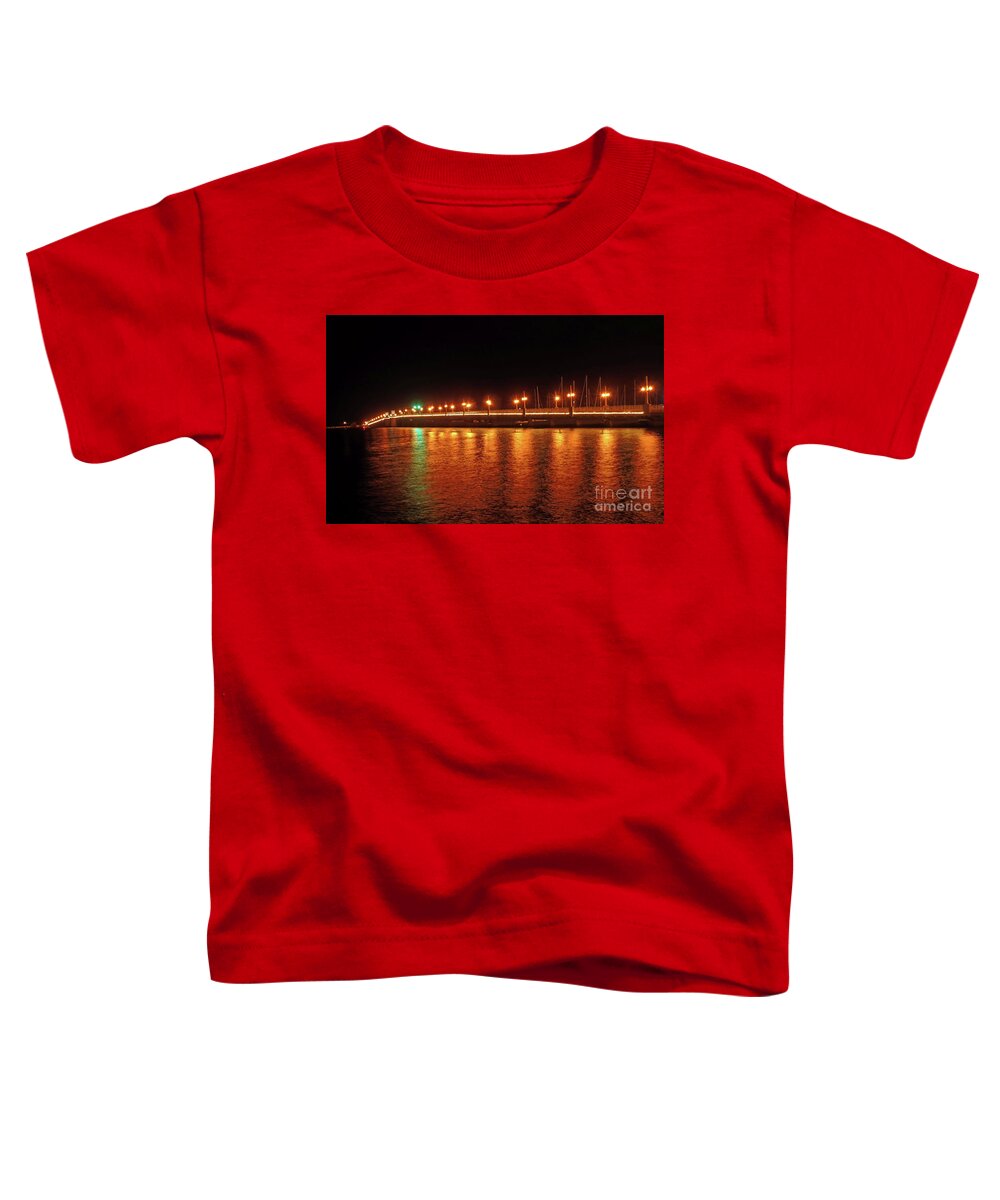 Bridge Of Lions Toddler T-Shirt featuring the photograph North Side Of The Bridge Of Lions by D Hackett