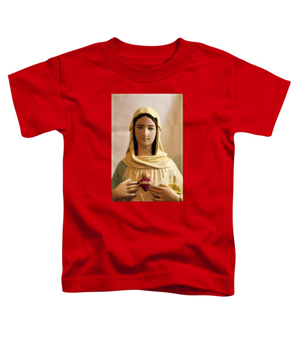 Our Lady Toddler T-Shirt featuring the photograph Our Lady by Theresa Campbell