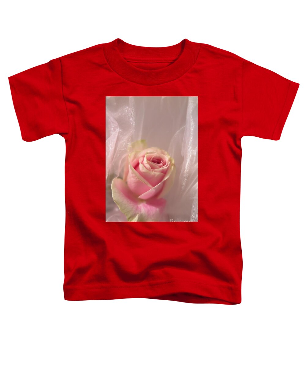 Floral Toddler T-Shirt featuring the photograph Pink Rose Fantasy by Tara Shalton