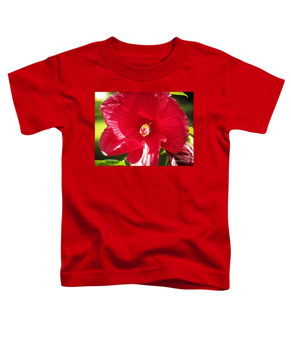 Flower Toddler T-Shirt featuring the photograph Red by Robert Knight