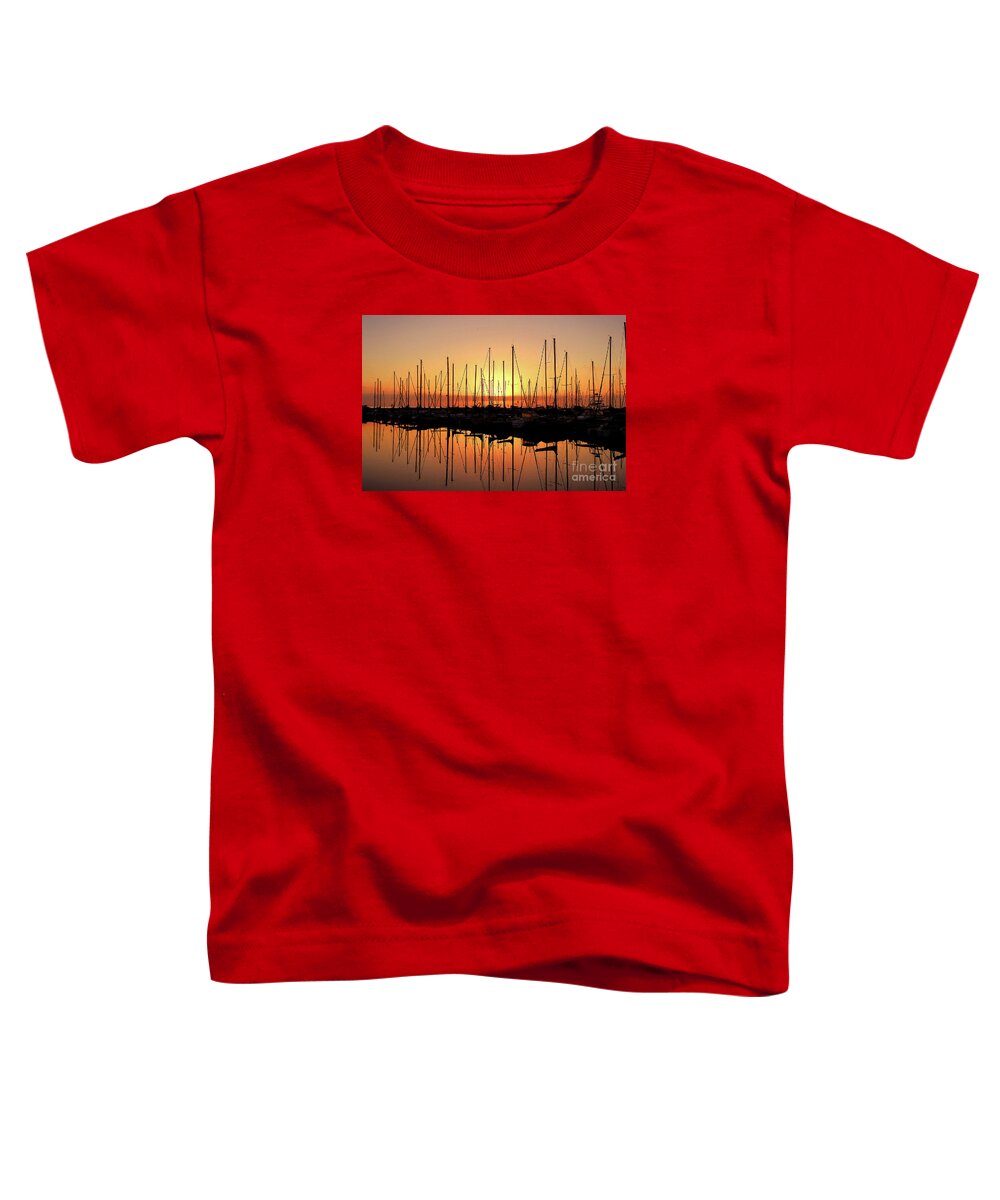 Water Toddler T-Shirt featuring the photograph Nautical Reflections by Scott Cameron