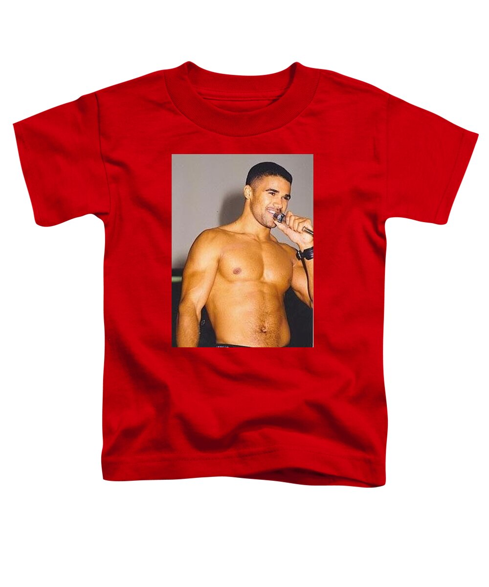 Shemar Moore Toddler T-Shirt featuring the photograph Shemar Moore by Ee Photography