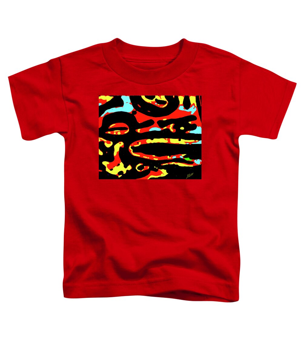 Abstract Toddler T-Shirt featuring the photograph Shoreline Abstract by Gina O'Brien