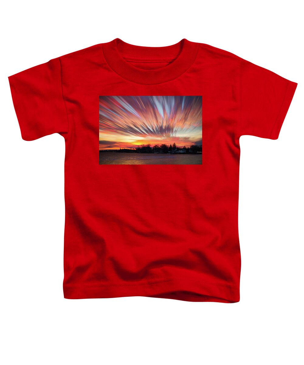 Matt Molloy Toddler T-Shirt featuring the photograph Shredded Sunset by Matt Molloy