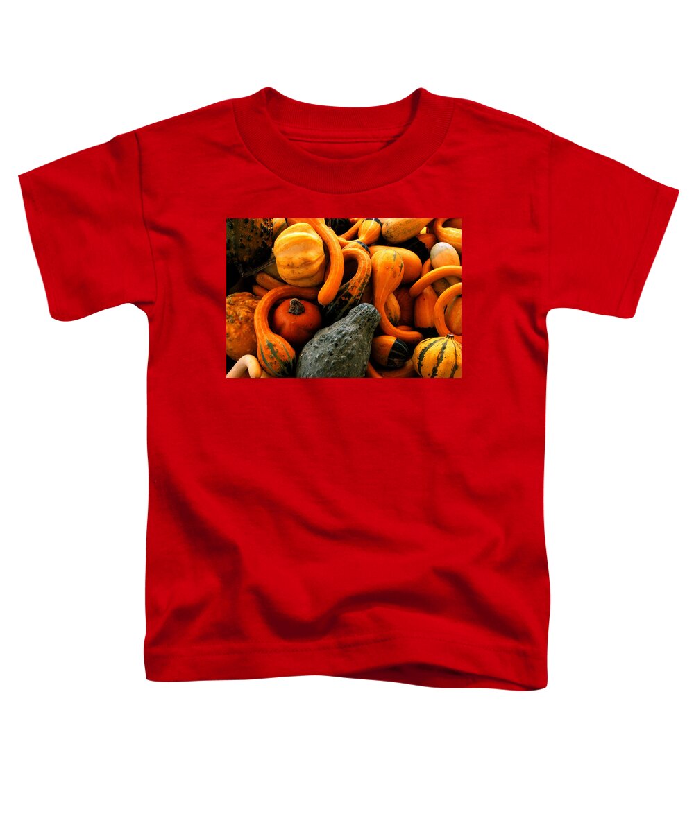 Fine Art Toddler T-Shirt featuring the photograph Squash 2 by Rodney Lee Williams