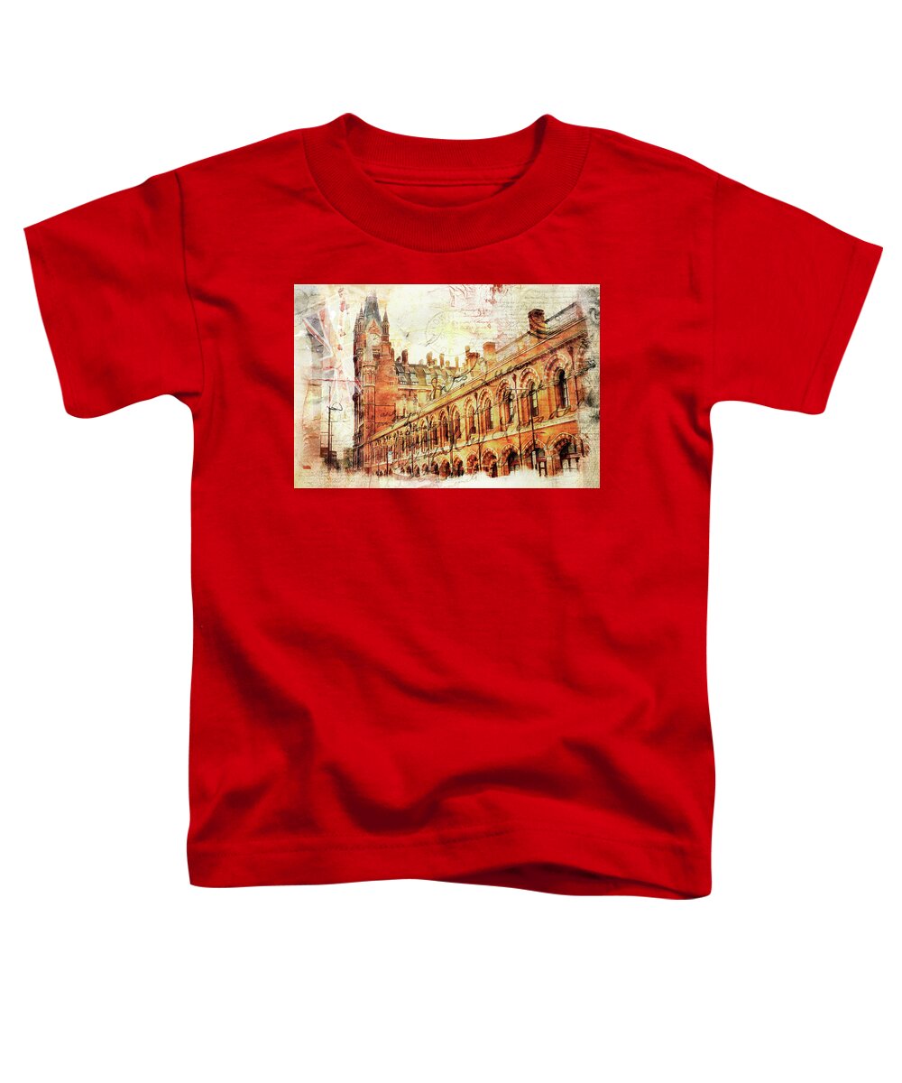 British Toddler T-Shirt featuring the photograph St Pancras by Nicky Jameson