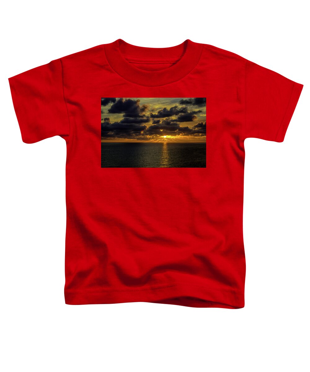 Sunset Toddler T-Shirt featuring the photograph St. Pete Sunset by Susie Weaver