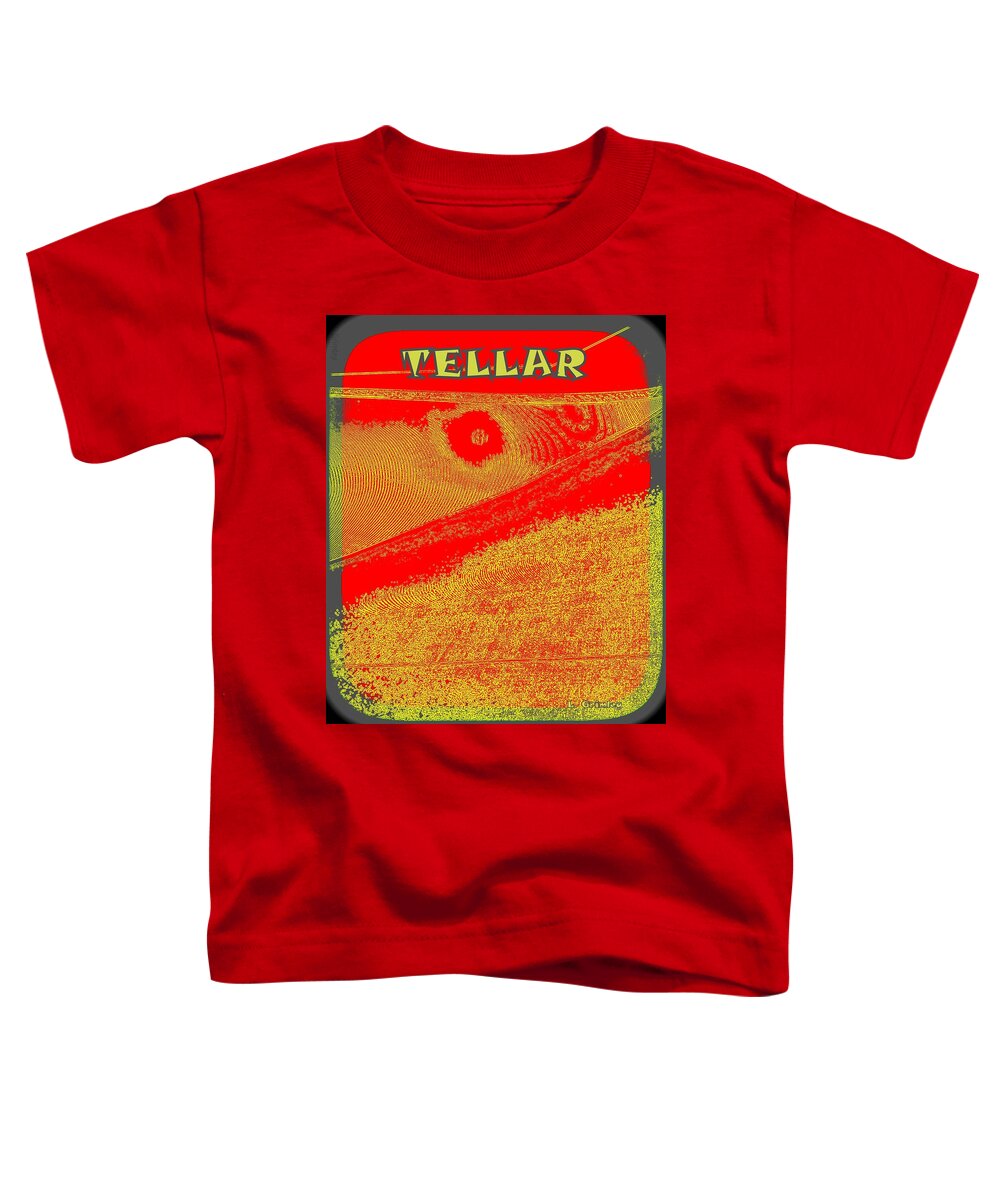 Tellar Toddler T-Shirt featuring the digital art Tellar by Lessandra Grimley